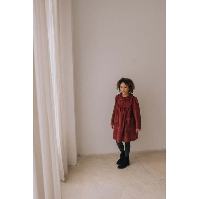 Cousine Girls' Dress, Fig
