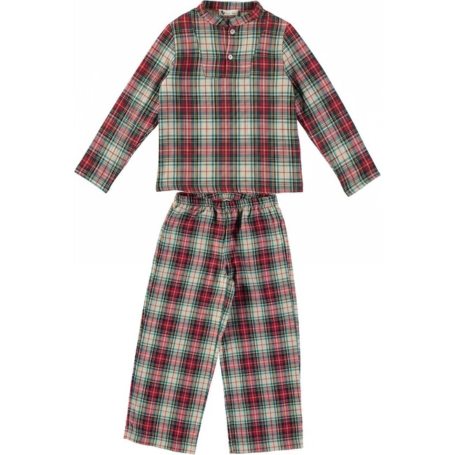 Deli Children's Pajamas, Scottishred