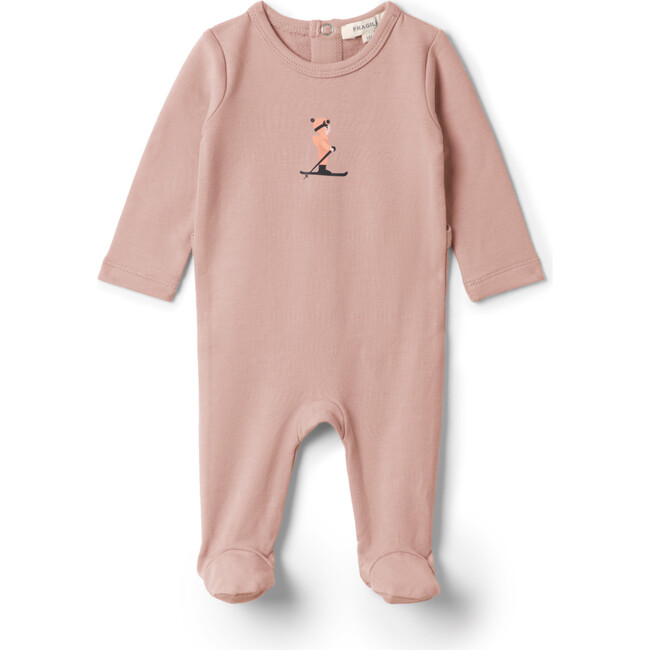 Skii Print Onesie Rose Cloud