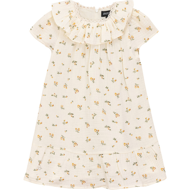 Floral Printed Dress Off White