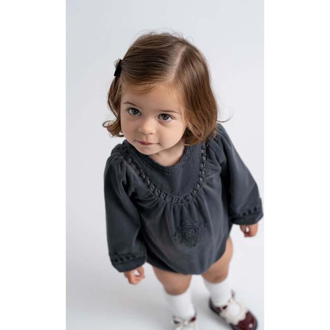 Velvet Lace Bubble Burgandy