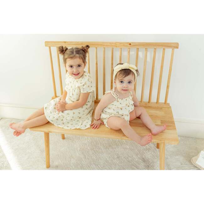 Floral Printed Dress Off White