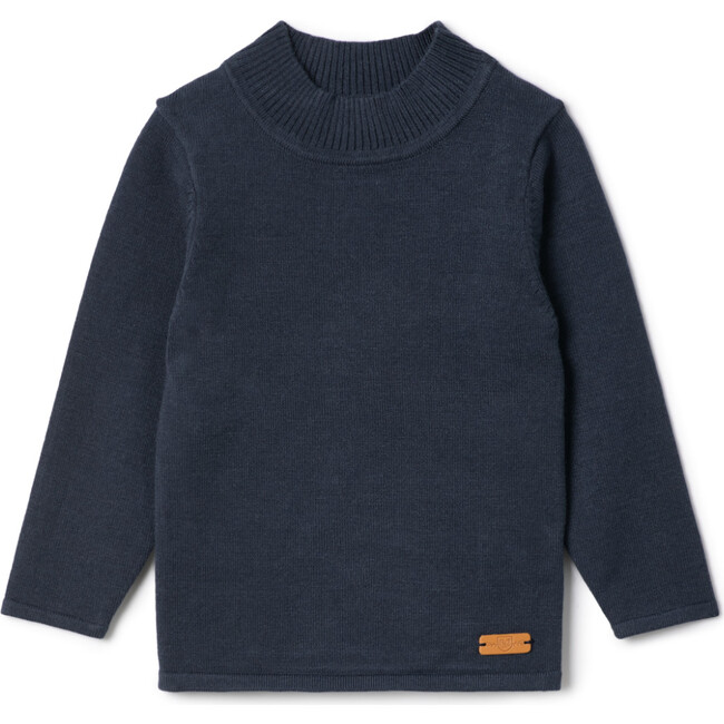 Mock Neck Knit Top Ink