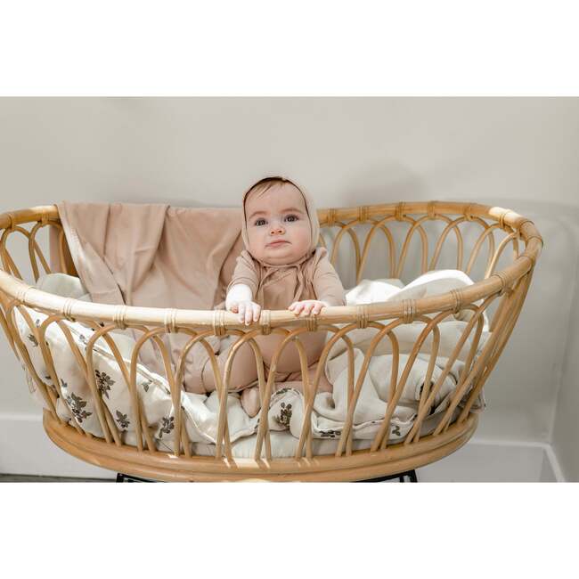 Knitted Wrap Onesie with Bonnet Light Maple - Mixed Apparel Set - 4