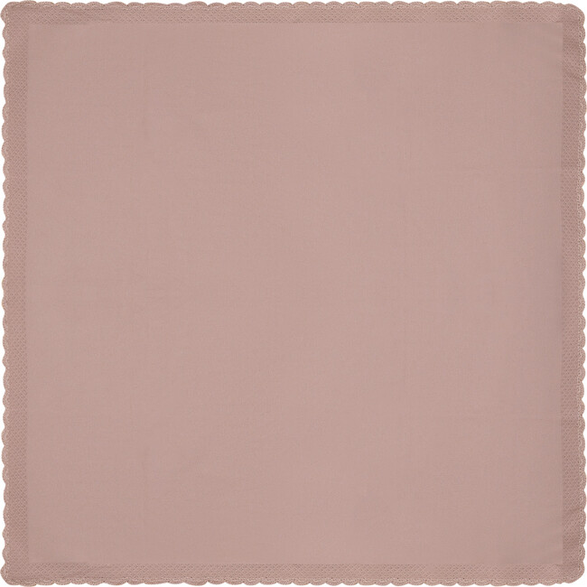 Knit Crochet Blanket Rose Cloud