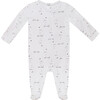 Flamingo Print Onesie White - Onesies - 1 - thumbnail