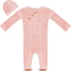 Fake Wrap Onesie with Hat Blush - Mixed Apparel Set - 1 - thumbnail
