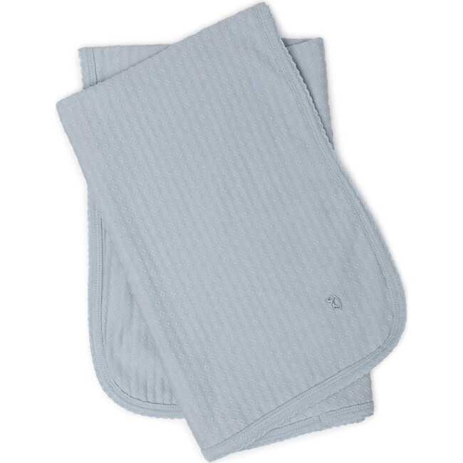 Embossed Diamond Blanket Blue