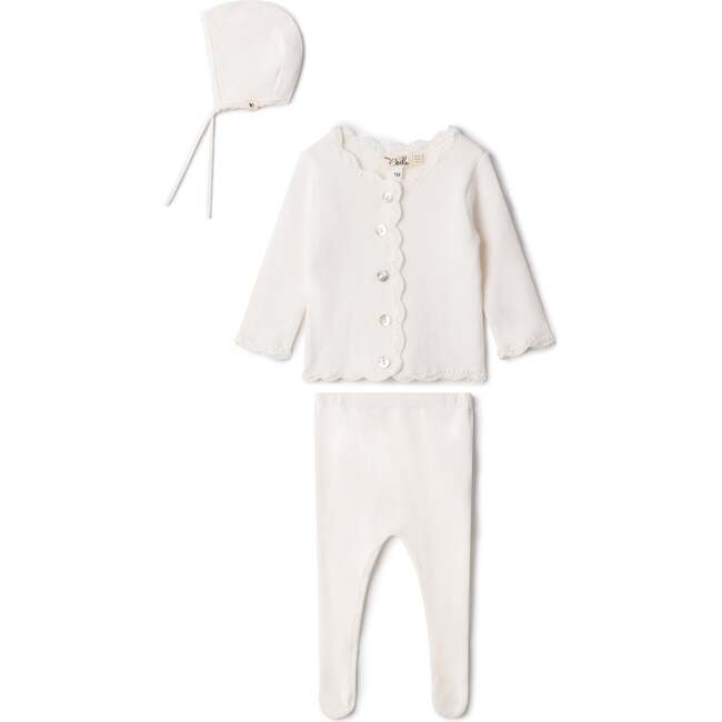 Crochet Trim Set White