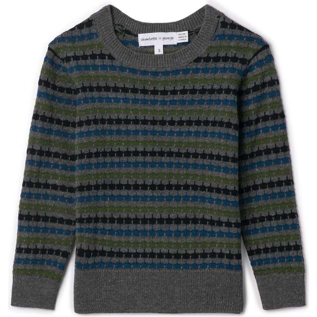 Knit Sweater Medium Grey Multi
