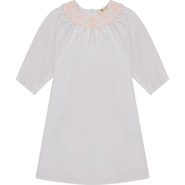 Woven Crochet Dress Blue