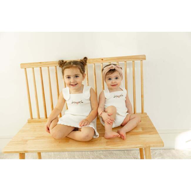 Rib Knit Jumper Off White