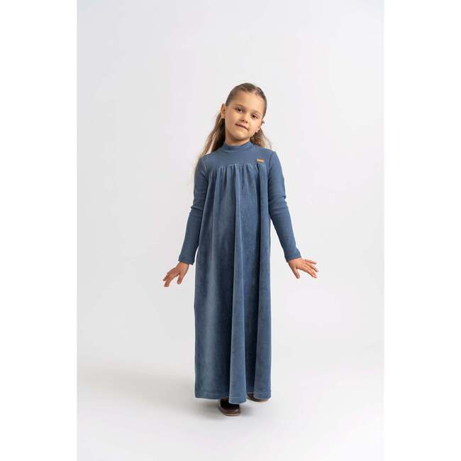 Velour Rib Robe Black