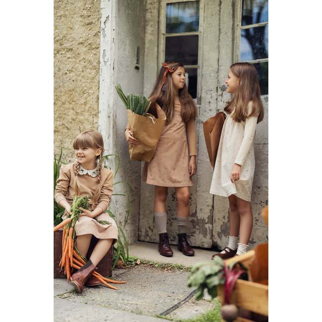 Corduroy Jumper Set Dusty Pink - Dresses - 4