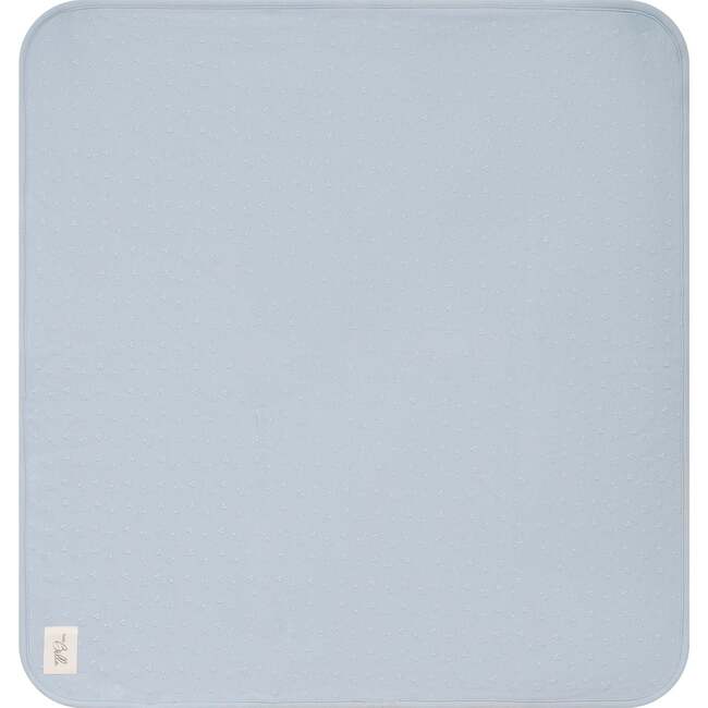 Puff Print Blanket Blue Mist