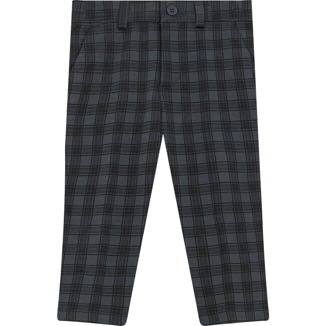 Plaid Long Pants Grey