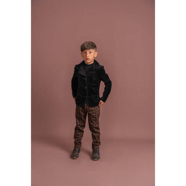 Plaid Long Pants Grey