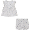 Printed 2Pc Set White/Blue - Mixed Apparel Set - 1 - thumbnail