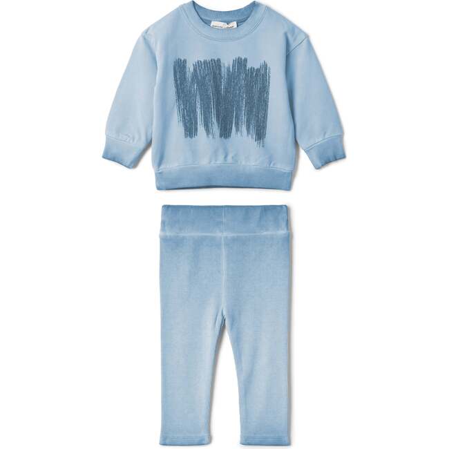 Painted Print Set Denim