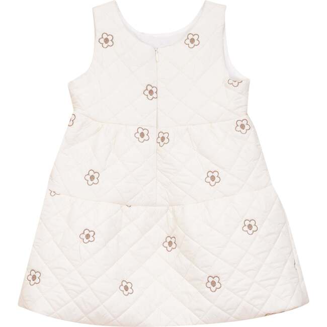 Quilted Printed Jumper Cream