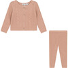 Garter Knit 2Pc Set Light Maple - Mixed Apparel Set - 1 - thumbnail