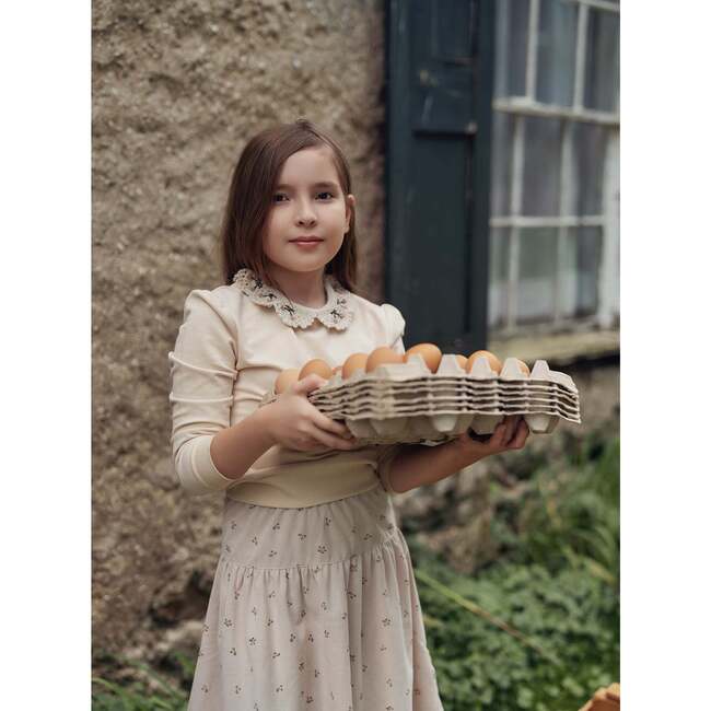 Corduroy Skirt Set Cream - Mixed Apparel Set - 4