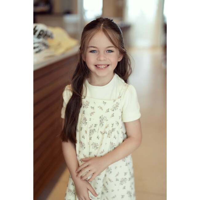 Floral Print Jumper Set Cream