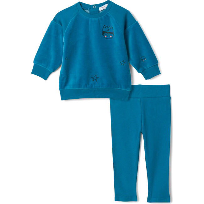 Prince print Set Blue Jay