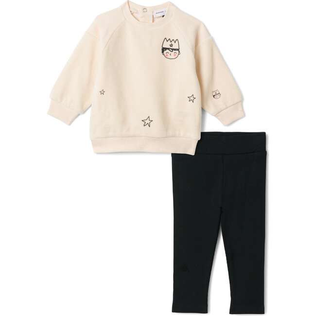 Prince print Set Cream