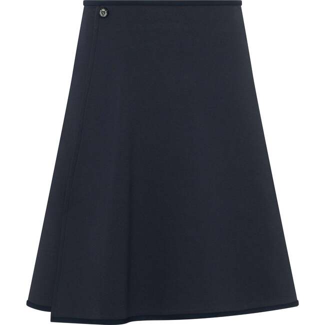 Ponte Flare Wrap Skirt Ink