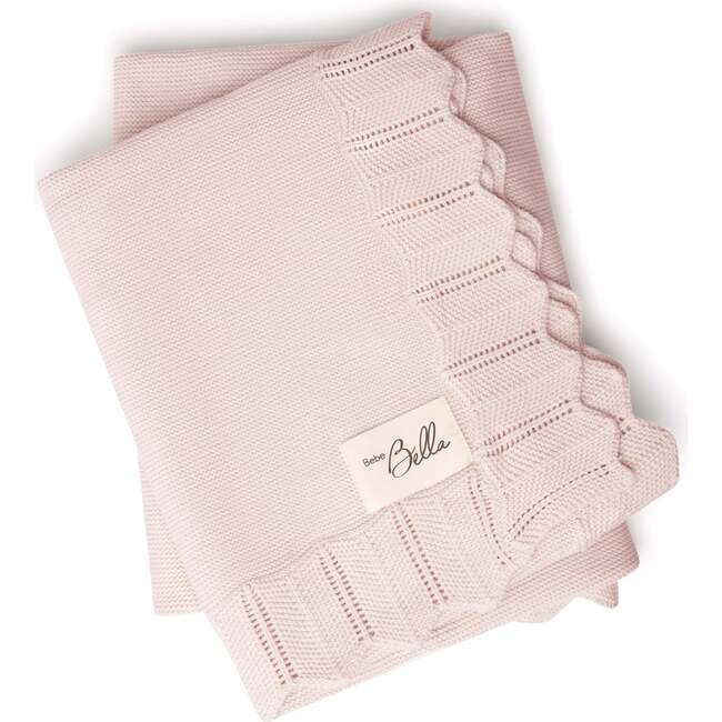 Knit Pointelle Blanket Primrose