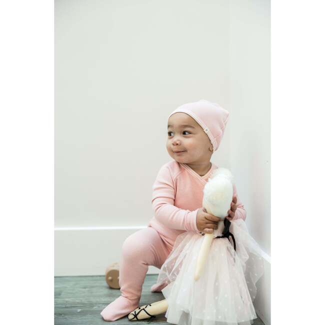 Stretch Knit Onesie Set Pink