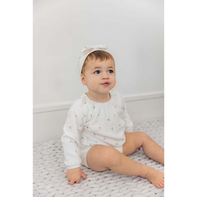 Leaf Print 2Pc Set White - Mixed Apparel Set - 3