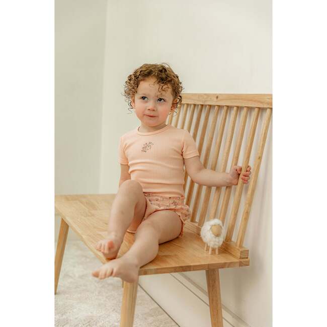 Floral Print 2Pc Set Cream