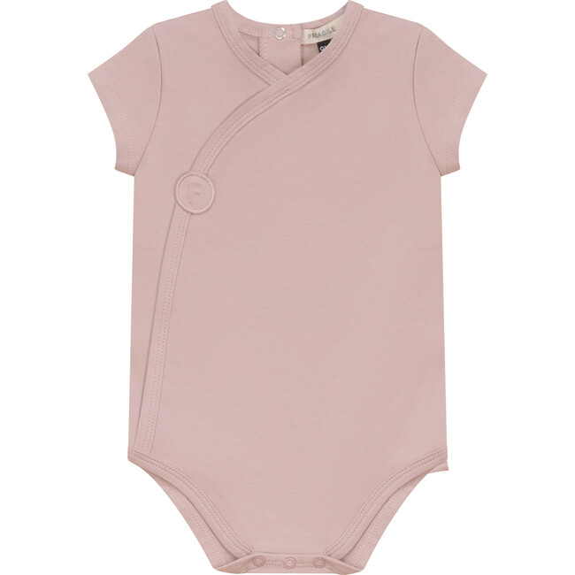 Cotton Spandex Short Romper Mauve