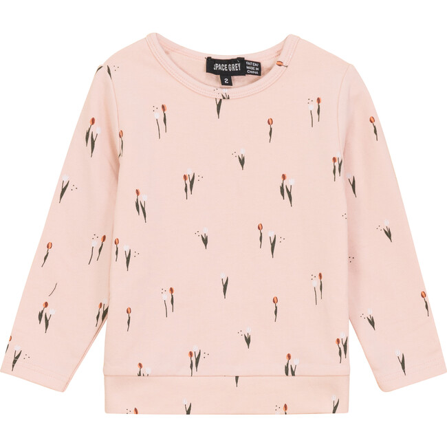 Scooter And Tulipe Printed Sweater Soft Pink