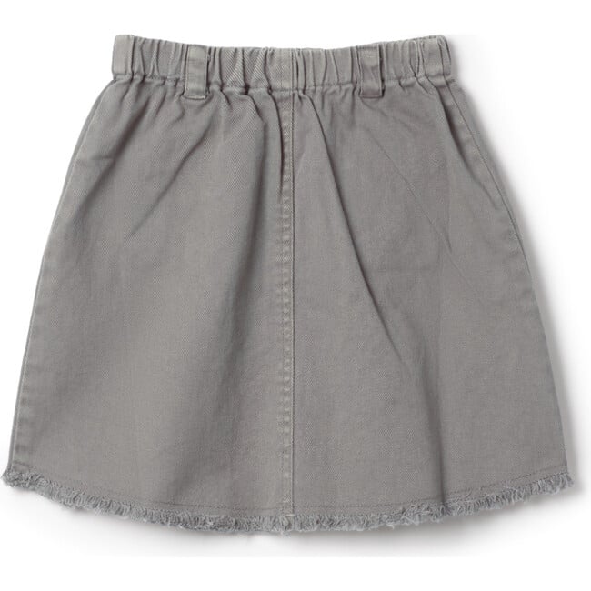 Denim Scallop Skirt Grey - Skirts - 3