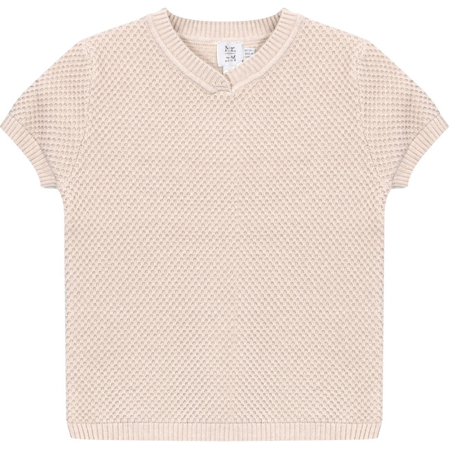 Textured Knit Sweater Dark Almond