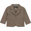 Woven Plaid Blazer Beige - Jackets - 1 - thumbnail
