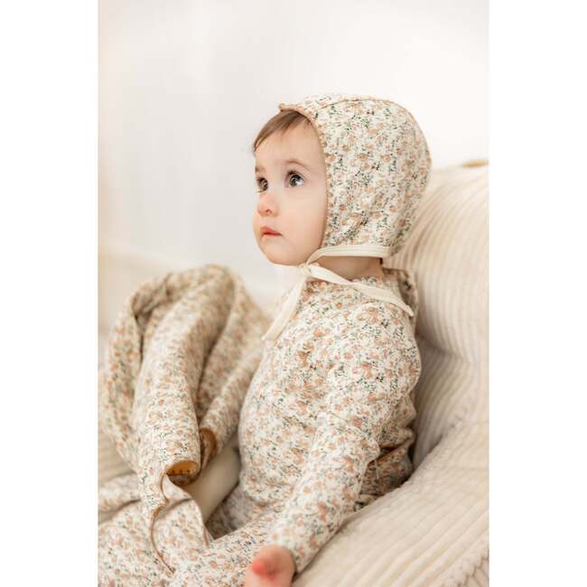 Ribbed Printed Blanket Maple