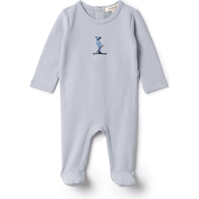 Skii Print Onesie Blue