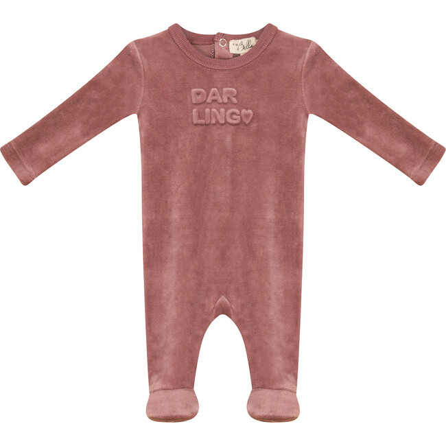 Charming and Darling Print Onesie Rose