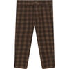 Plaid Long Pants Expresso - Pants - 1 - thumbnail