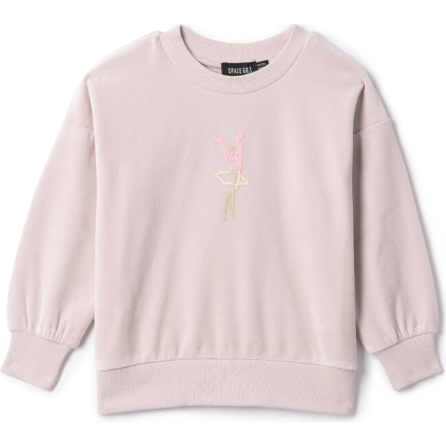 Ballerina Embroidered Sweatshirt Primrose