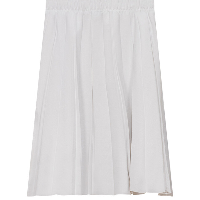 Pleated Skirt White