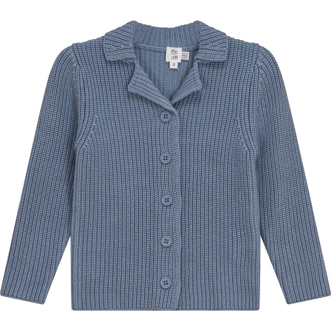 Knitted Top Blue Grey