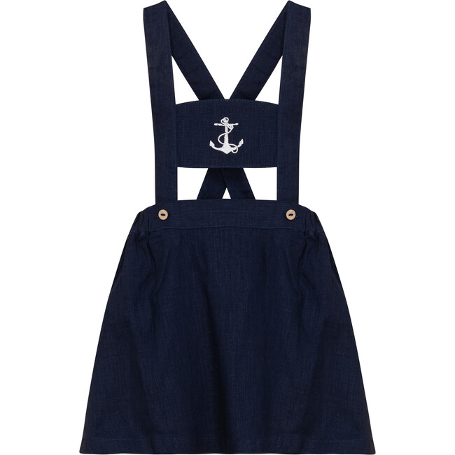 Anchor Embroidered Jumper Navy