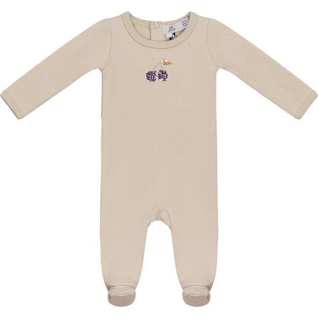 Bunny Print Onesie Dark Almond