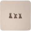 Bunny Applique Blanket Dark Almond - Blankets - 1 - thumbnail