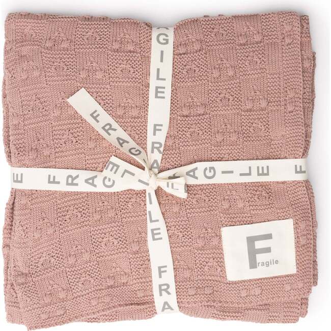 Textured Knit Blanket Blossom